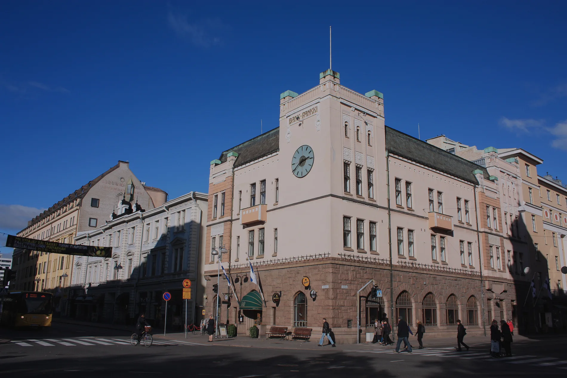 Minera-Asuntojen omistama arvokiinteistö Turun keskustassa